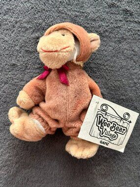 Ganz Wee Bear Village Congo Monkey Plush